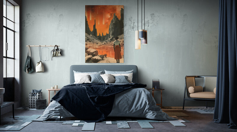 Canvas Wrap Housewive in Space