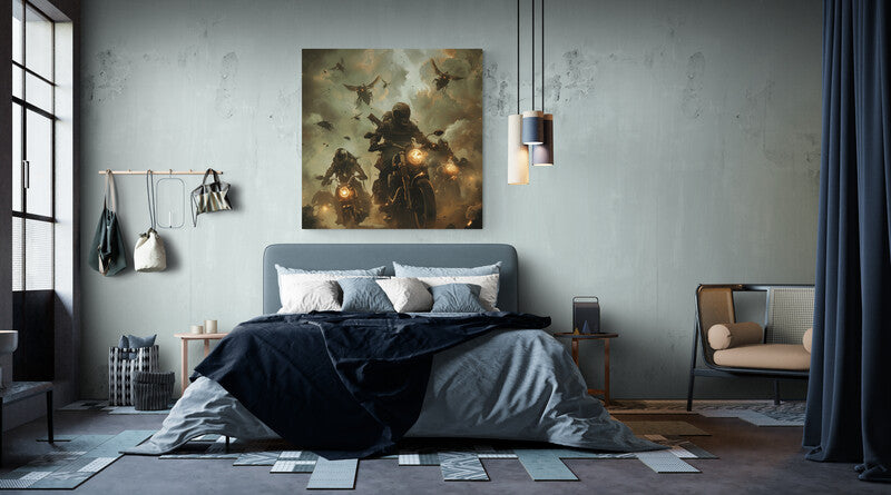 Canvas Wrap Bikers - Biker Gift Ideas | Badass Blankets