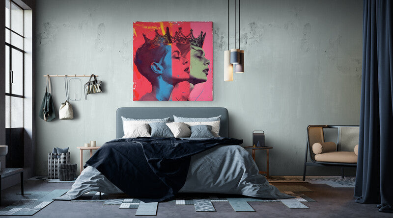 Canvas Wrap Girl with a crown