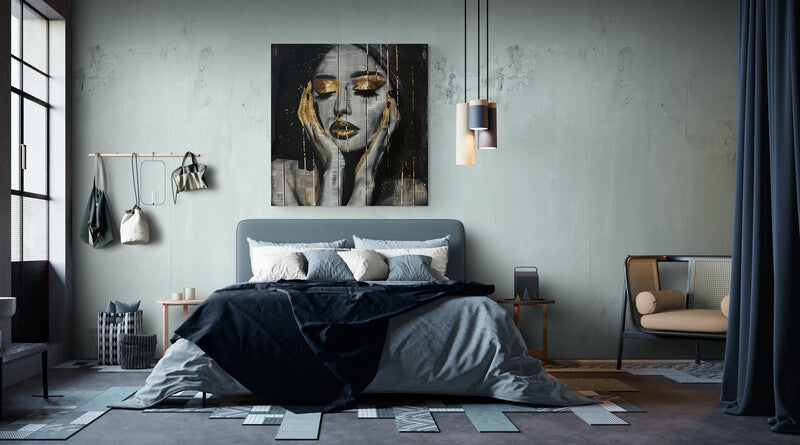 Canvas Wrap - Girl from the Newspaper | Badass Blankets