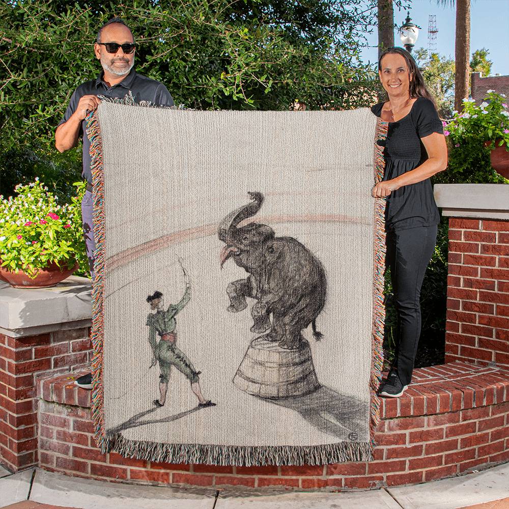 Elephant Taming Blanket - Super Soft | BadassBlankets.store