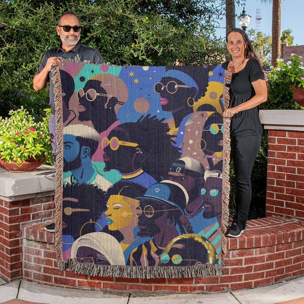 Black Folks Blanket - Comfy Throw | BadassBlankets.store