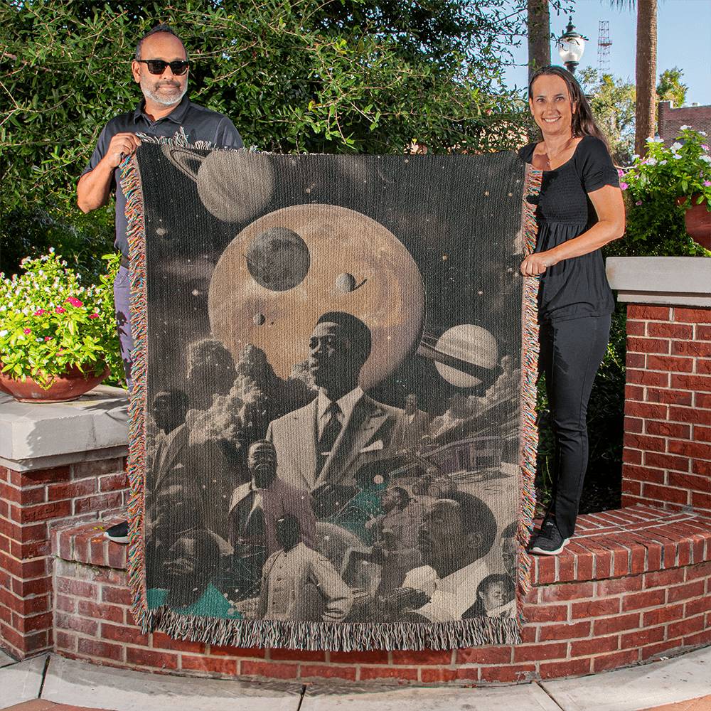 Black in Space -Super Soft & Cozy  | Badass Blankets