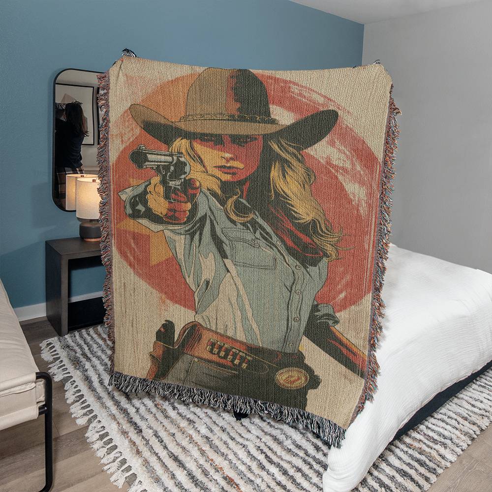 Western Vibes: Cowgirl Blanket | Badass Blankets
