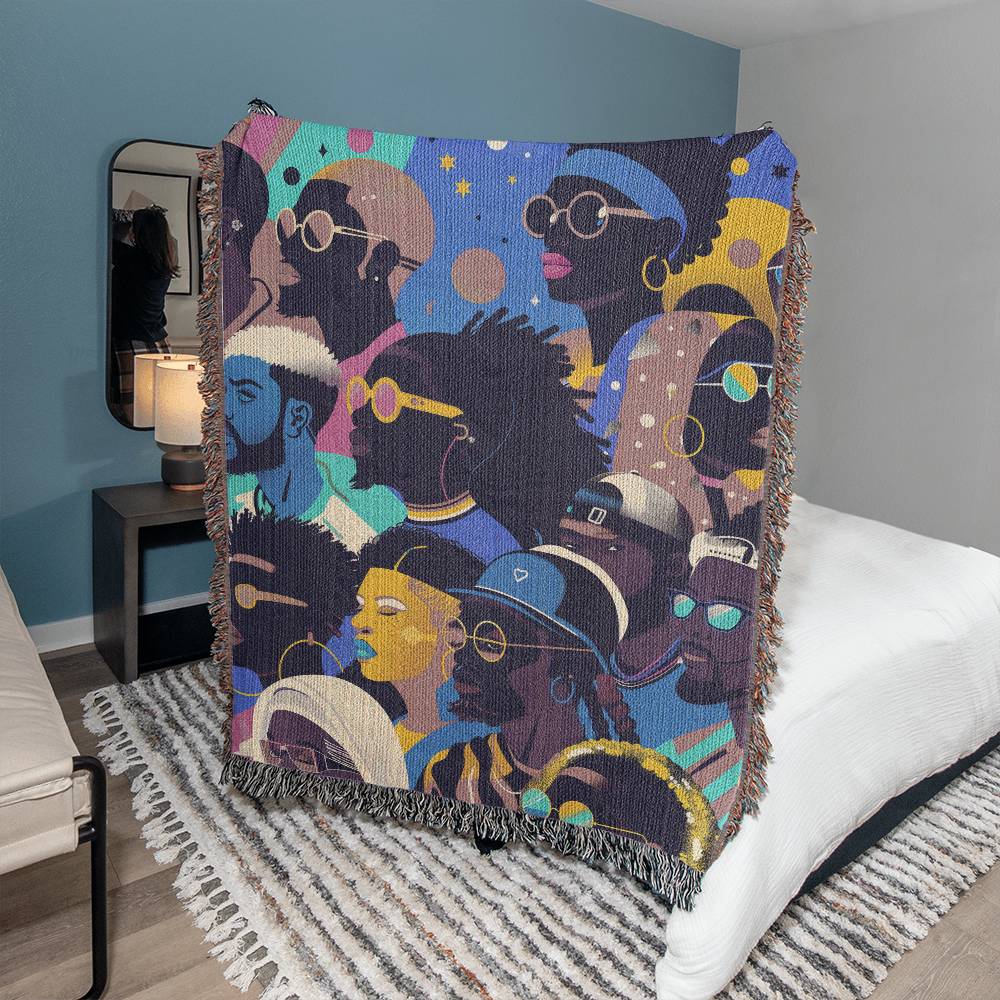 Black Folks Blanket - Comfy Throw | BadassBlankets.store