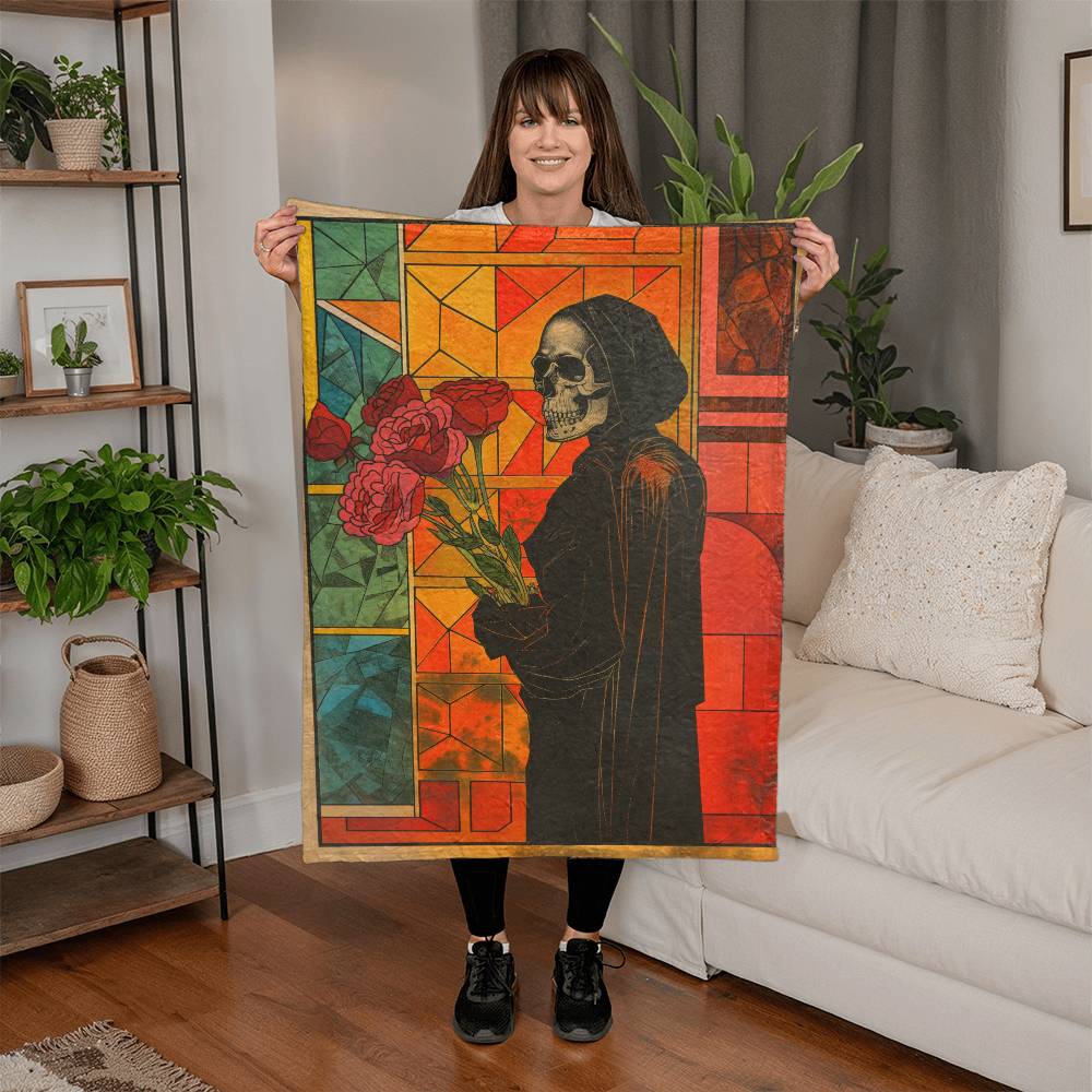 Enigmatic Art Blankets: Death & Beauty | Badass Blankets