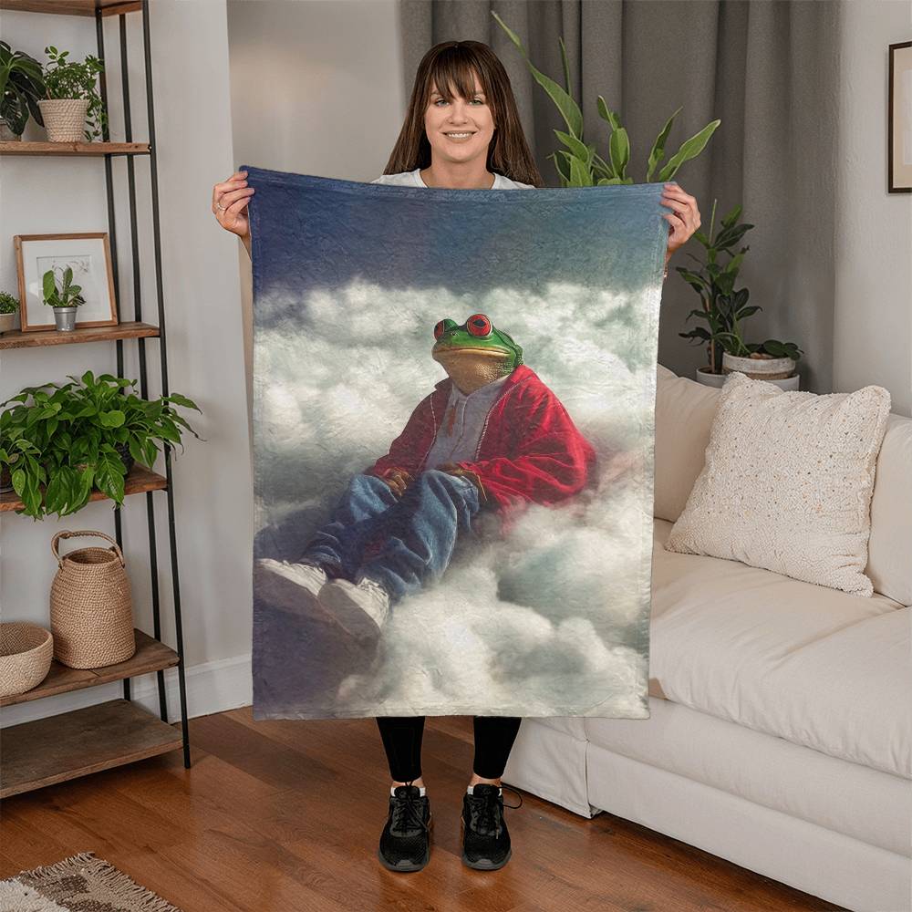 Chill Like a Frog: Cloud Blanket | Badass Blankets