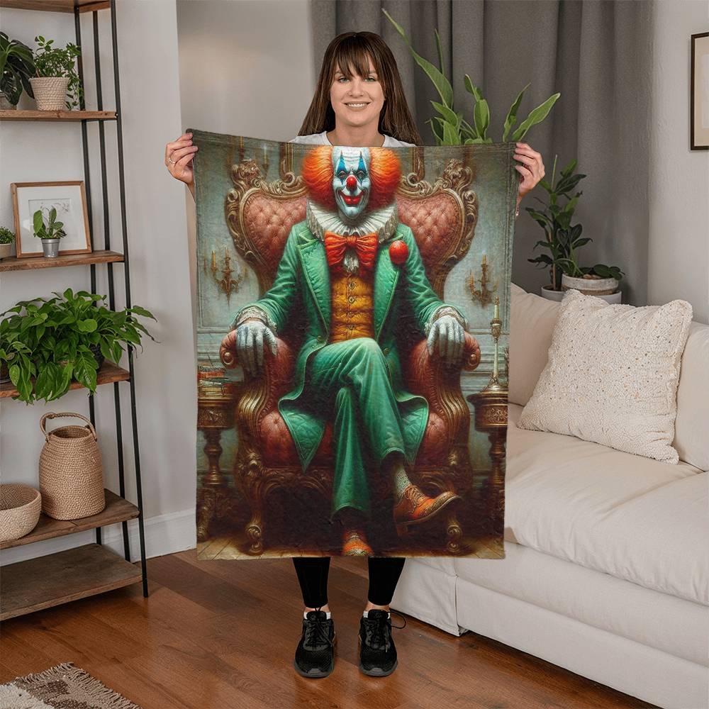 Clown Around with Comfort | Cozy Blankets | Badass Blankets