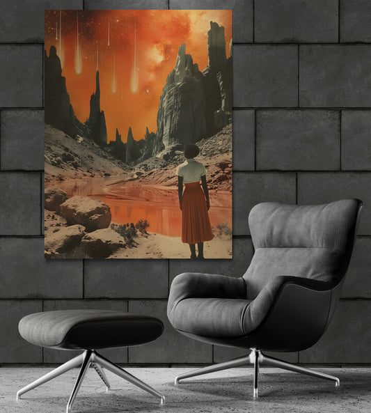 Canvas Wrap Housewive in Space